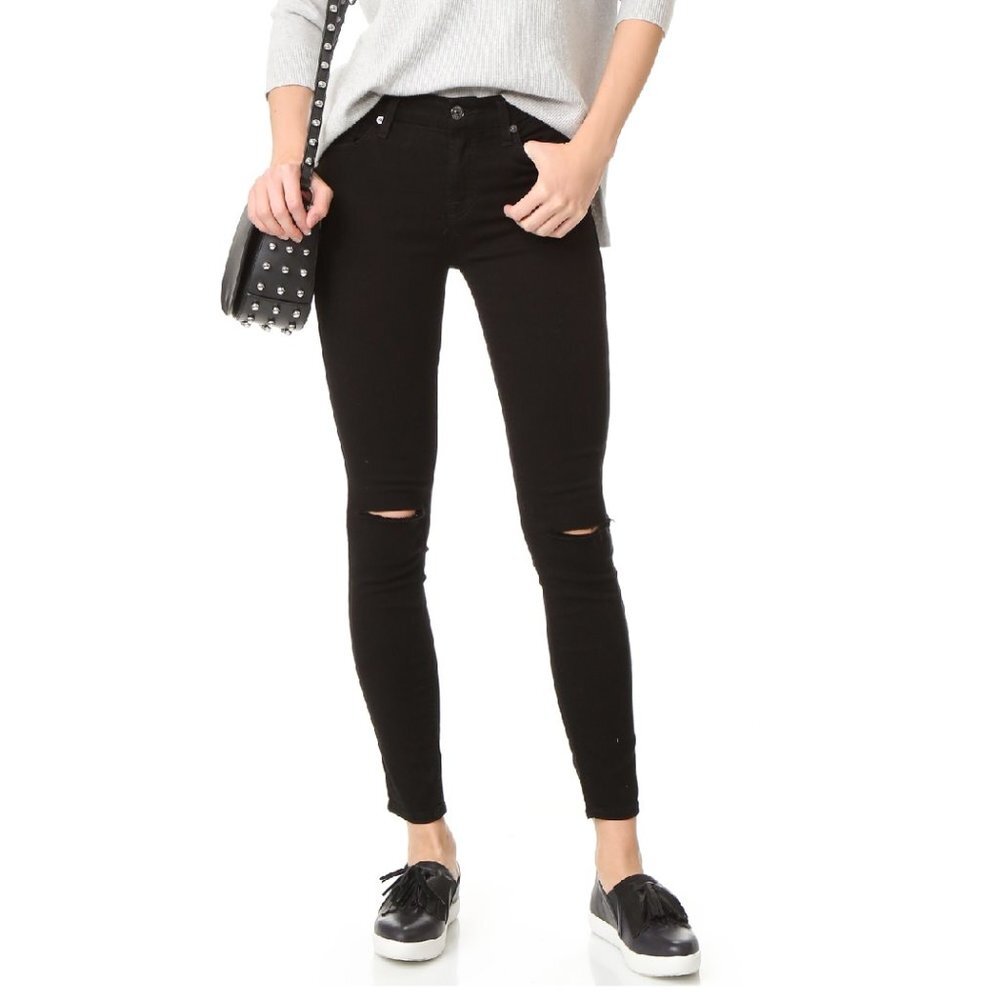 7 For All Mankind 'B(Air)' Ankle Super Skinny Jeans